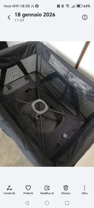 NUNA – Lettino da Campeggio Sena Aire
