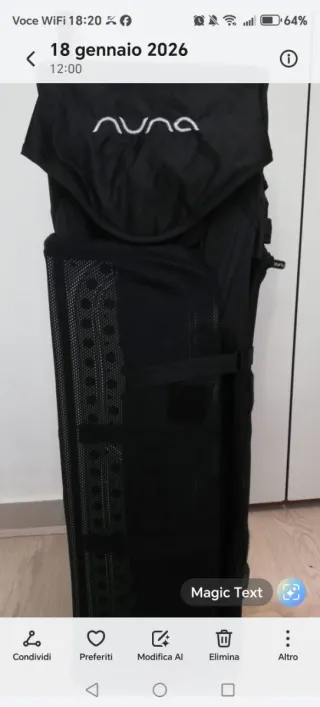 NUNA – Lettino da Campeggio Sena Aire
