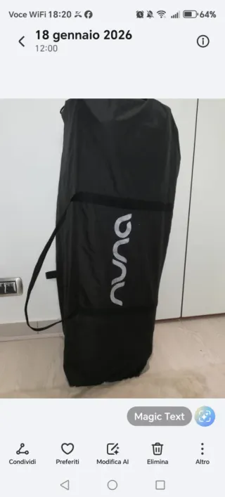NUNA – Lettino da Campeggio Sena Aire