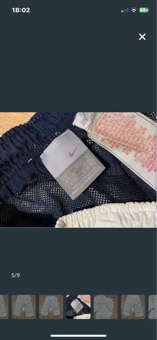 Pantalones Nike blancos talla M