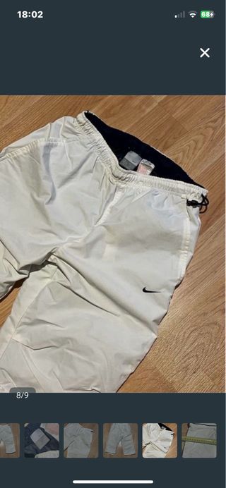 Pantalones Nike blancos talla M