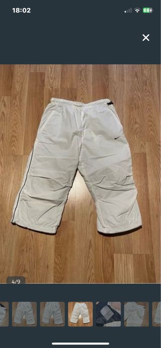Pantalones Nike blancos talla M