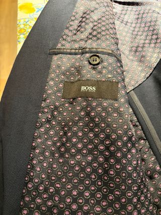 Chaqueta americana azul marino