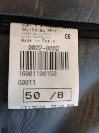 Traje chaqueta GRISBY negro