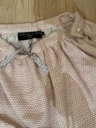 Falda rosa tul El armario de Lulu Talla M