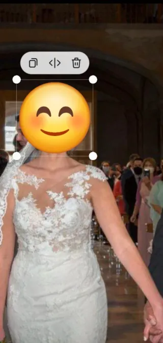 Vestido de Novia Talla 40 Sirena Encaje