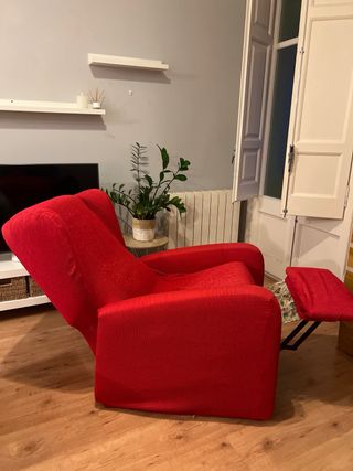 Butaca reclinable con funda