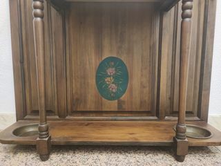 Mueble recibidor con paragüero