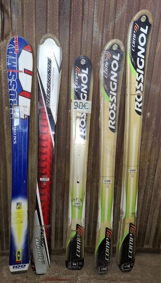 Esquís Junior Rossignol y Salomon NUEVOS