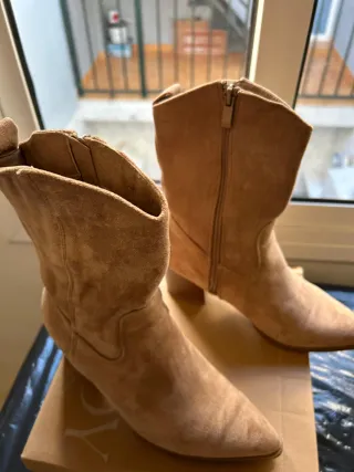 Botas de tacón talla 37