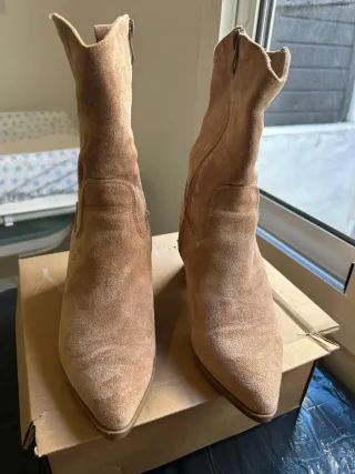 Botas de tacón talla 37