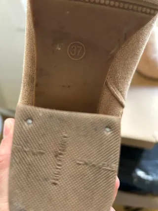 Botas de tacón talla 37