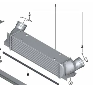 Radiador Intercooler BMW 335i