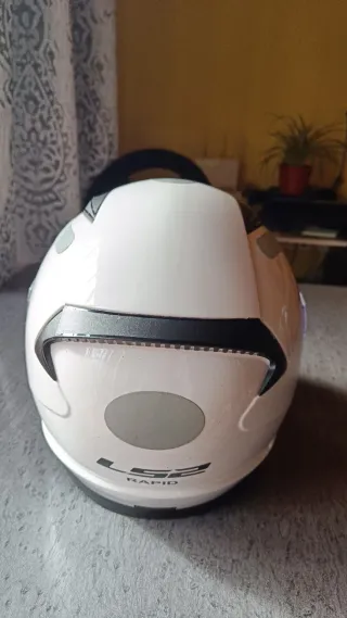 Casco integral LS2 Rapid blanco – Talla S (55–56)