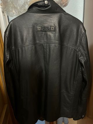 Chaqueta Camel Active Cuero Negra Talla M