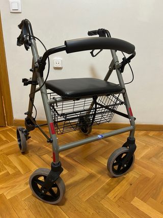 Andador Vermeiren con asiento y cesta