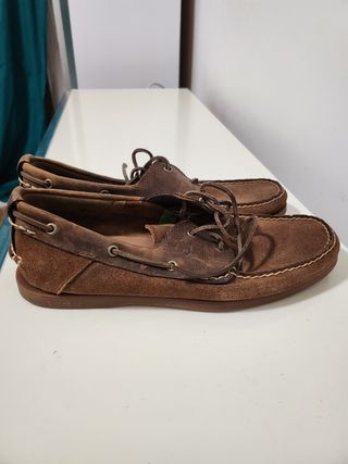 Timberland Scarpe da Barca Pelle Marrone