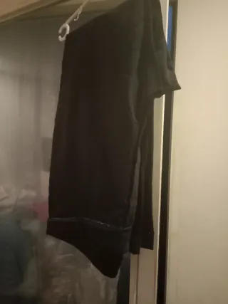 Pantalón vestir negro talla 46 con cremallera