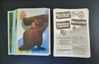 Lote 60 cromos Colegas en el Bosque