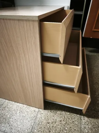 Cajonera de madera 3 cajones