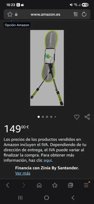 Topspinpro para entrenar liftado en tenis