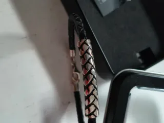 Pulsera  Negra y Plateada