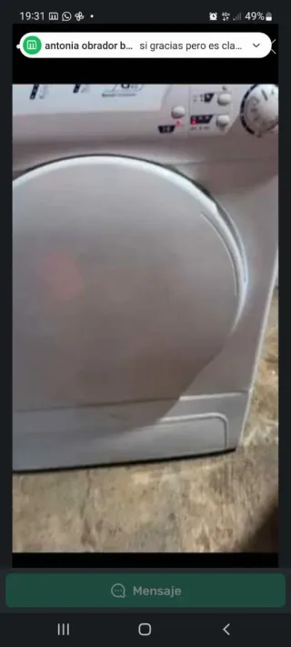 Secadora de condensación 8 kg