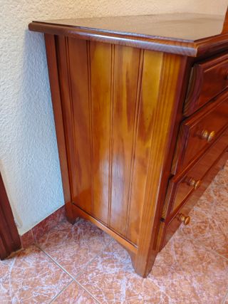 Cómoda de madera 5 cajones