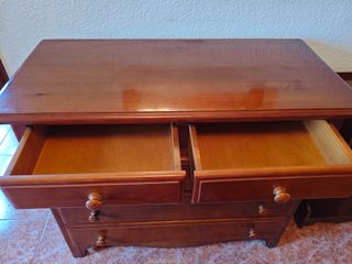 Cómoda de madera 5 cajones