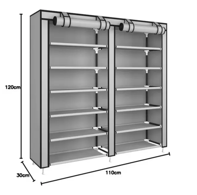 A ESTRENAR! Zapatero DOBLE con cubierta