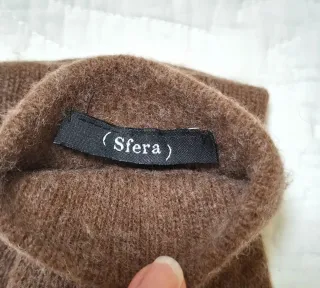 2 Pares Guantes Lana Marrón y Rojo