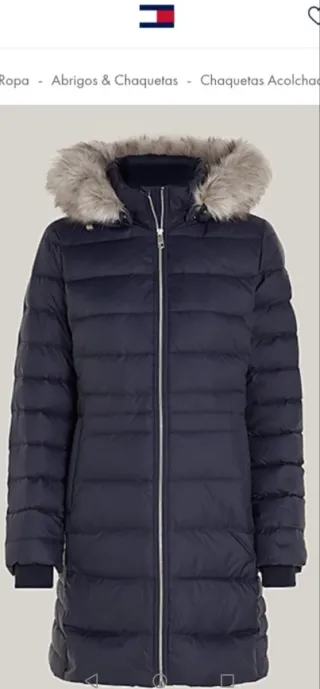 Abrigo Plumas Tommy Hilfiger Mujer Talla XXXL