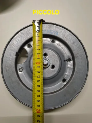 Puleggia metallo zincato per cinghia tapparelle