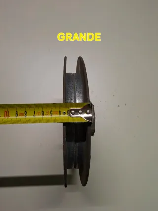 Puleggia metallo zincato per cinghia tapparelle