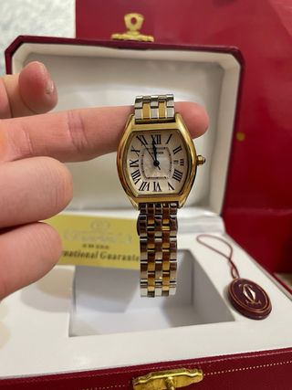 Reloj Cartier Oro y Plata