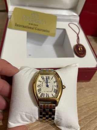 Reloj Cartier Oro y Plata