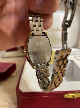 Reloj Cartier Oro y Plata