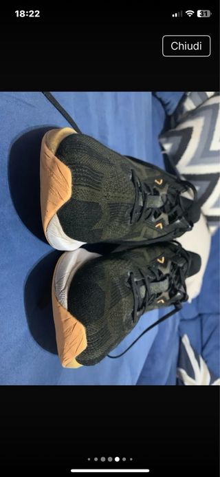 Scarpe Asics Dynablast Nero/Verde oliva