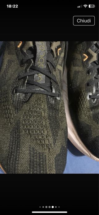 Scarpe Asics Dynablast Nero/Verde oliva