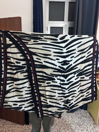 Sciarpa donna fantasia zebrata