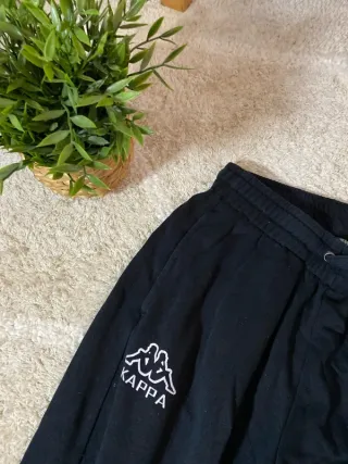 Kappa Pantalones Deportivos Negros Talla S