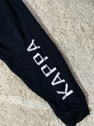 Kappa Pantalones Deportivos Negros Talla S