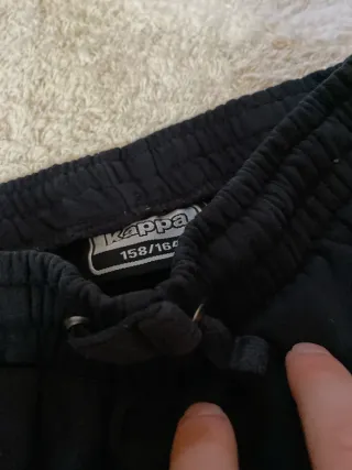 Kappa Pantalones Deportivos Negros Talla S