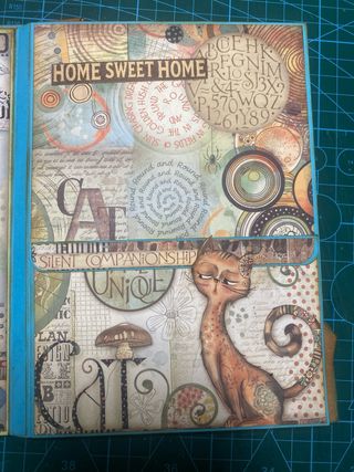 Mini álbum scrapbooking perros y gatos