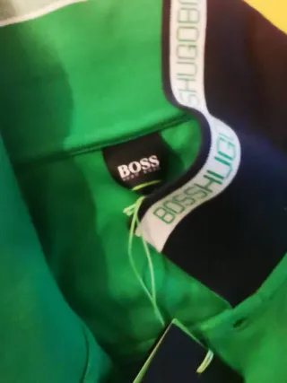 Polo Hugo Boss Verde Talla 4XL Nuevo