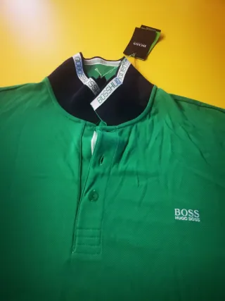 Polo Hugo Boss Verde Talla 4XL Nuevo