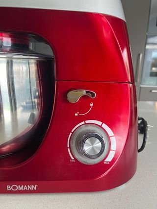 Amasadora Bomann 1000W Roja