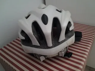 Casco MTB Blanco Talla Adulto 54 a 62cm