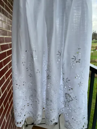 Vestido de cristianar blanco