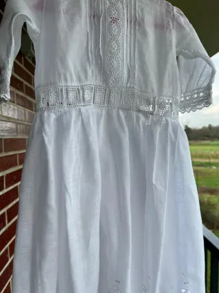 Vestido de cristianar blanco